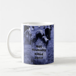 Taza De Café QEPD Neutralidad neta Gravestone
