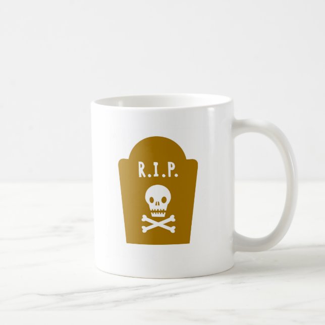 Taza De Café QEPD Skull (Derecha)