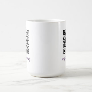 Taza De Café QR code mug
