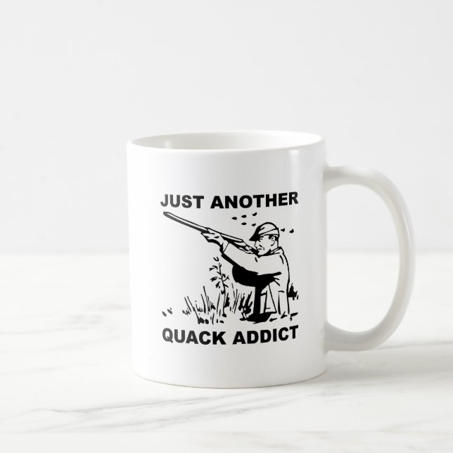 Taza De Café Quack Addict Funny Mug (Derecha)