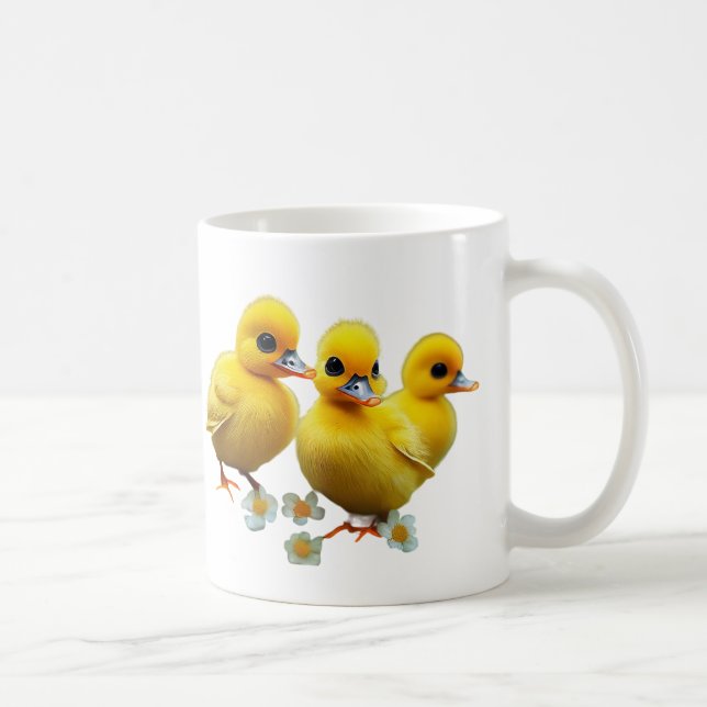 Taza De Café Quack-tastic Ducklings Mug (Derecha)