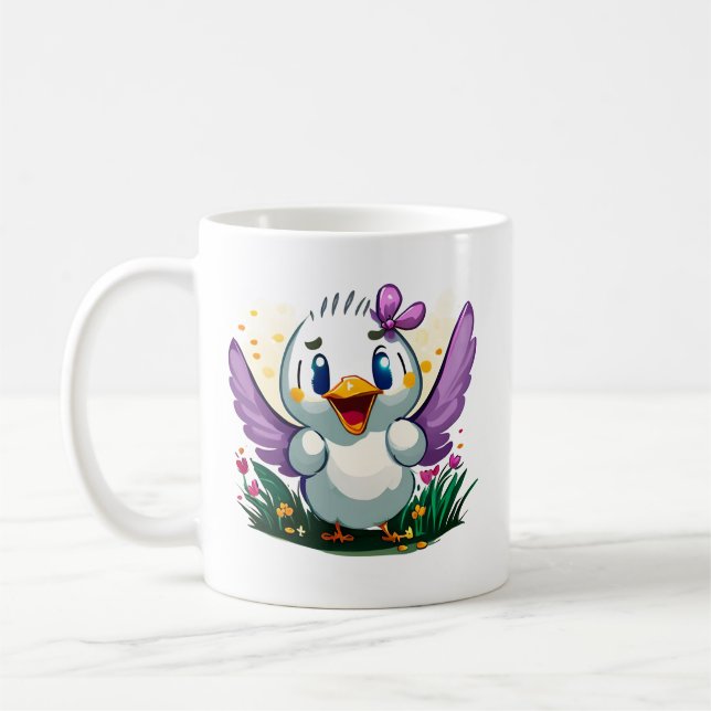 Taza De Café Quackin' Cute (Izquierda)