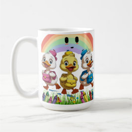 Taza De Café "Quacking into Kindergarten!" – Cute Duck Back-to-