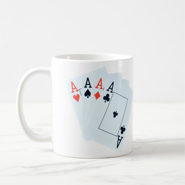 Taza De Café Quad_Aces_White_Coffee_Mug (Izquierda)