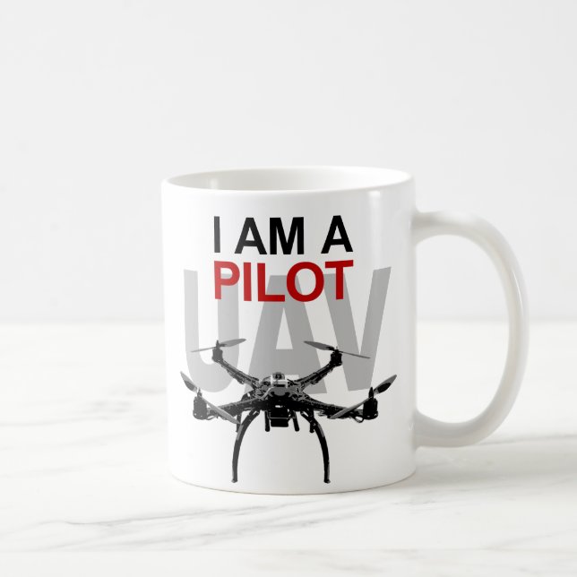 Taza De Café Quadcopter Pilot UAV (Derecha)