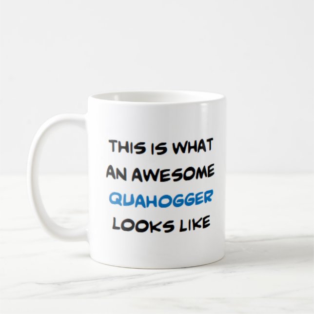 Taza De Café quahogger, genial (Izquierda)