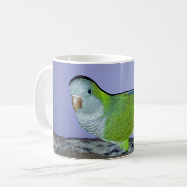 Taza De Café Quaker Parrot (Anverso izquierdo)