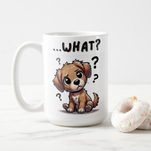 Taza De Café "¿qué?" Adorable Personalizado confuso