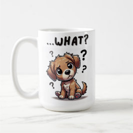 Taza De Café "¿qué?" Adorable Personalizado confuso