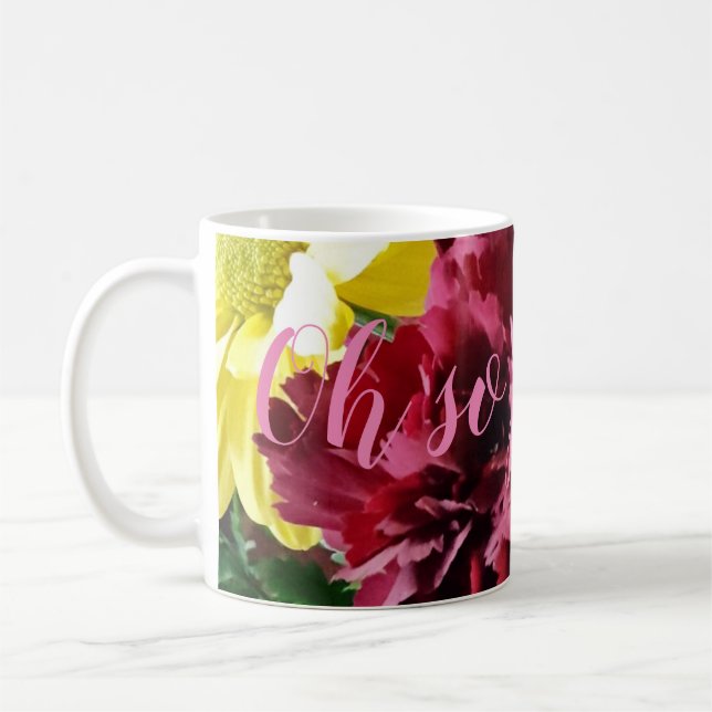 Taza De Café ¡Qué bonito! Flores de otoño (Izquierda)