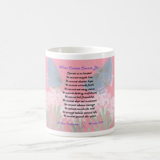 Taza De Café Qué cáncer no puede hacer (Centro)