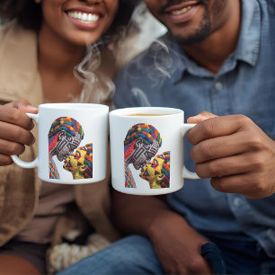 Taza de café que celebra el arte de la confección 