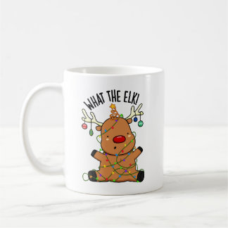 Taza De Café Qué chiste de alce Animal divertido