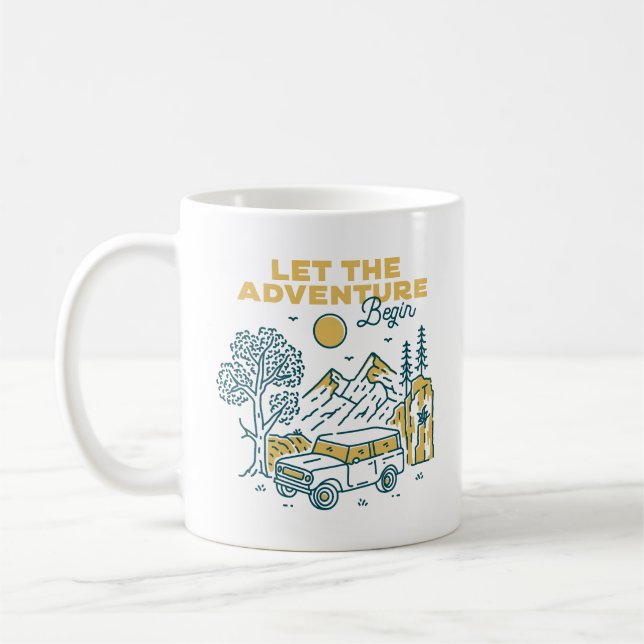 Taza De Café Que comience la aventura (Izquierda)