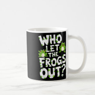 Taza De Café Que Dejaron Que Las Ranas Sacaran Camisas Hombres 