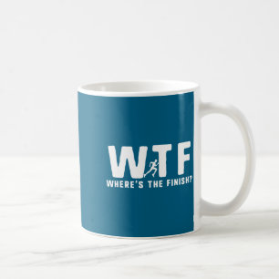 Taza De Café Qué diablos dónde está el final divertido corriend