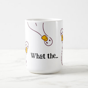 Taza De Café Qué diablos... Ganso Tonto