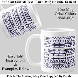 Taza De Café Qué Diablos Mensaje Oculto Personalizado 142BuW Ci