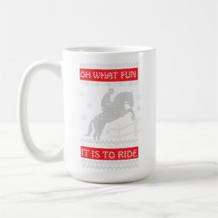 Taza De Café Qué Diversión Es Pasear - Divertido Caballo Montan