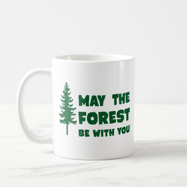 Taza De Café Que el bosque esté contigo (Izquierda)