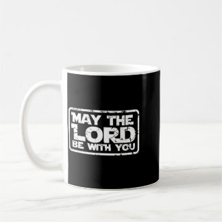 Taza De Café Que El Señor Esté Con La Cristiandad Cristiana Div