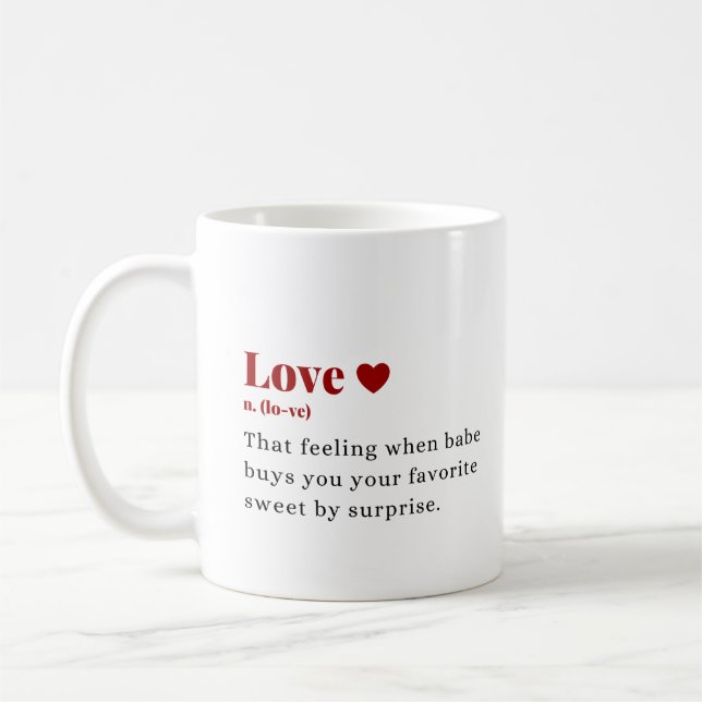 Taza De Café ¿Qué es el amor  (Izquierda)