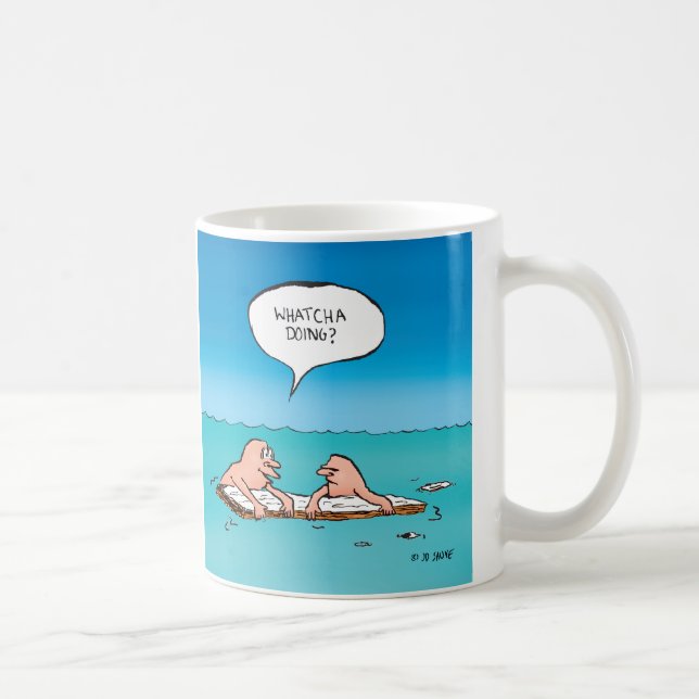 Taza De Café ¿Qué está haciendo? Personalizado Shipwreck (Derecha)