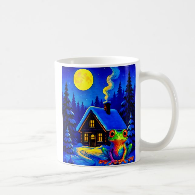 Taza De Café Que fait une grenouille dans ce paysage ? (Derecha)