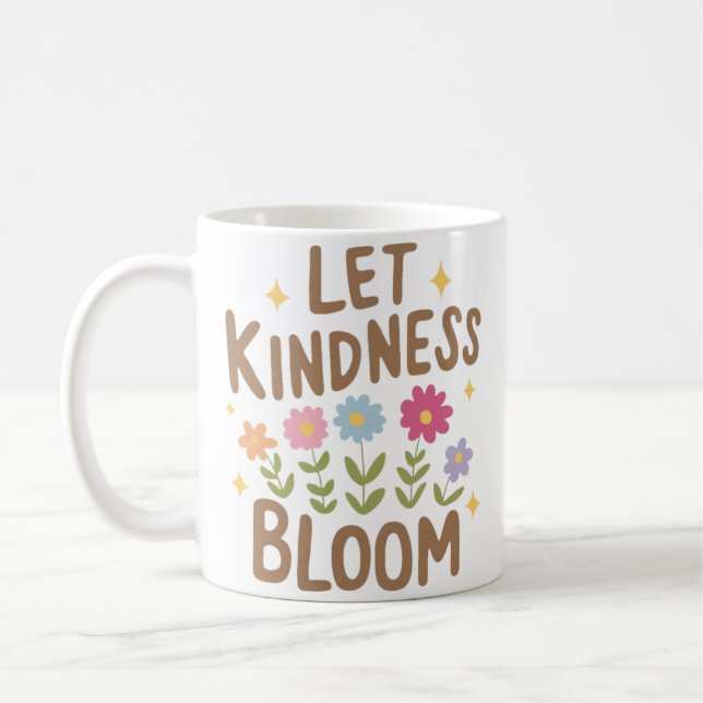 Taza De Café Que florezca la bondad (Izquierda)