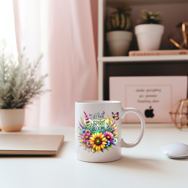 Taza De Café Que florezca tu espíritu (Subido por el creador)