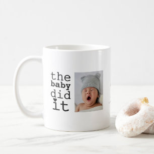 Taza De Café Qué Gracioso El Bebé Hizo Una Cita De Humor