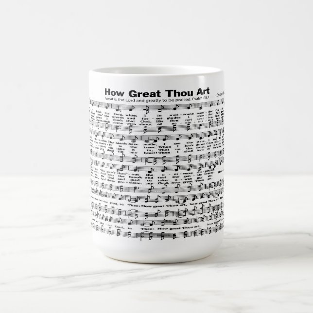 Taza De Café Qué grande eres    (Centro)