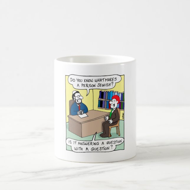 Taza De Café Qué hace a una persona judía (Centro)
