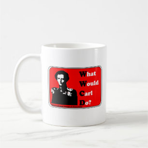 Taza De Café Qué haría Carl - Iglesia Intro de Clausewitz Rojo
