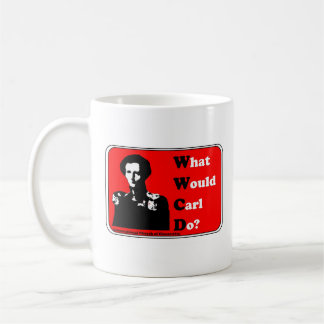 Taza De Café Qué haría Carl - Iglesia Intro de Clausewitz Rojo