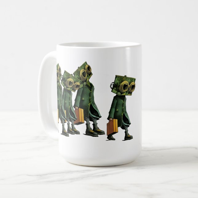 Taza De Café ¿Qué hay ahí arriba? (Anverso izquierdo)