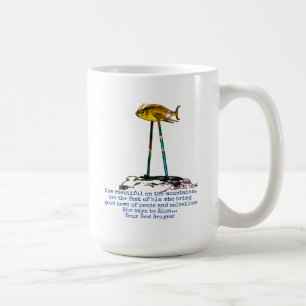 Taza De Café Qué Hermosos Son Los Pies De Las Montañas