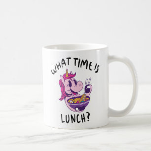 Taza De Café ¿Qué hora es el almuerzo
