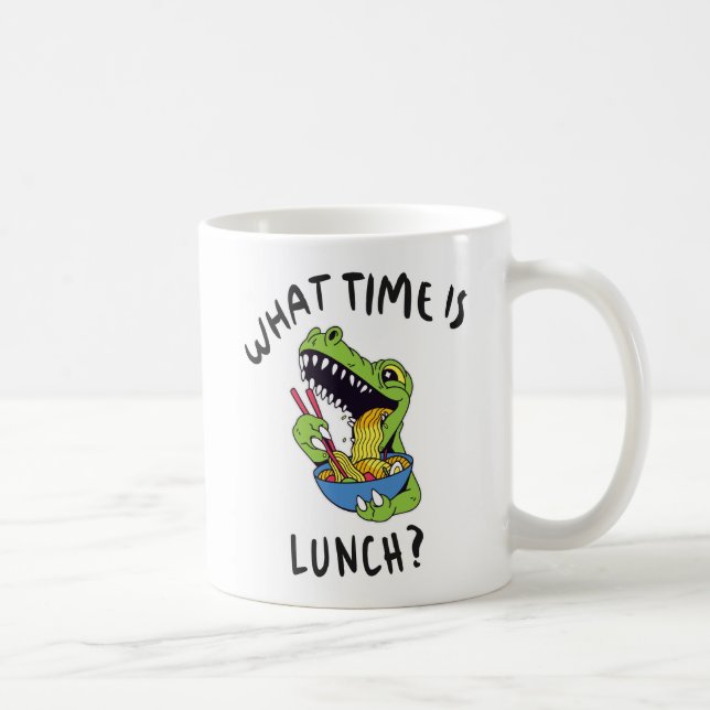 Taza De Café ¿Qué hora es el almuerzo (Derecha)