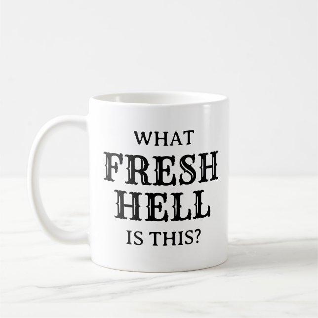 Taza De Café Qué Infierno Fresco Es Este | (Izquierda)