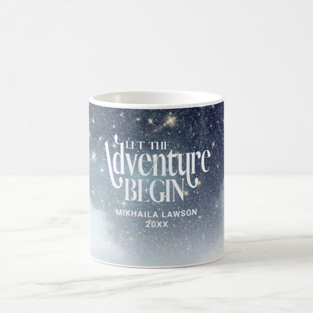 Taza De Café Que la aventura comience la noche estrellada Celes (Centro)