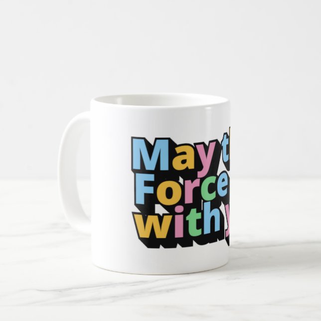 Taza De Café Que la fuerza esté contigo (Anverso izquierdo)