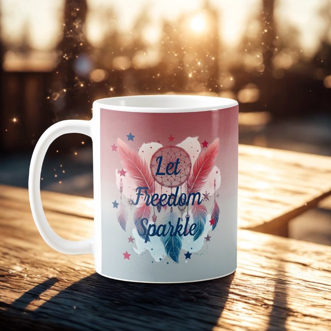 Taza De Café Que la libertad destaque a Dreamcatcher Mug (Subido por el creador)