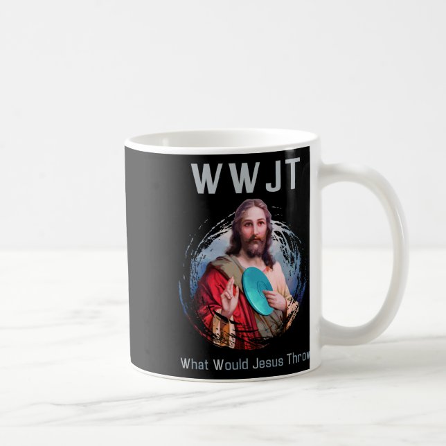 Taza De Café ¿Qué Le Daría Jesús Al Gracioso Golf De Disco Para (Derecha)