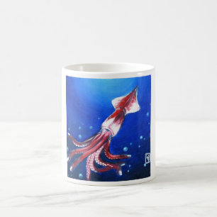 Taza De Café Qué lo hizo el calamar