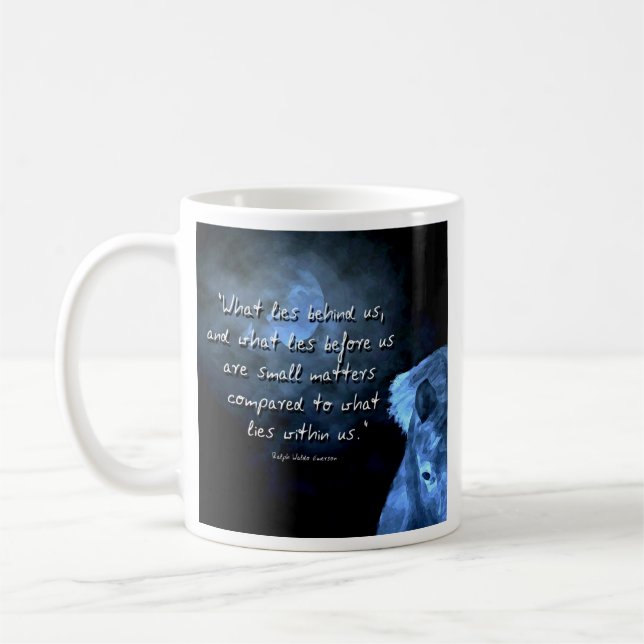 Taza De Café qué miente detrás de nosotros… (Izquierda)