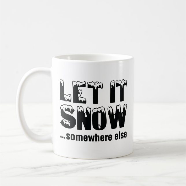 Taza De Café Que Nieva... En Otro Lugar. (Izquierda)