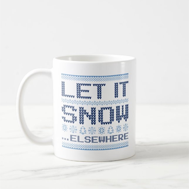 Taza De Café Que Nieva... En Otros Lugares. (Izquierda)