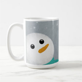 Taza De Café Que Nieva Snowman