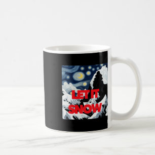 Taza De Café Que nieve invierno Wonderland Arte Ski Creativo Sn
